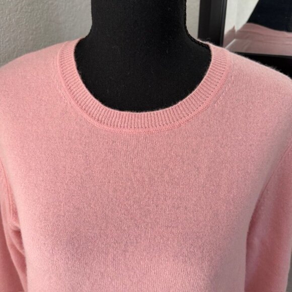 APT 9 Cashmere Crew Neck Sweater Pink Large - Picture 6 of 10